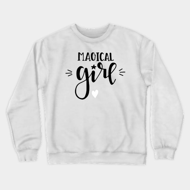 magical girl Crewneck Sweatshirt by peace and love